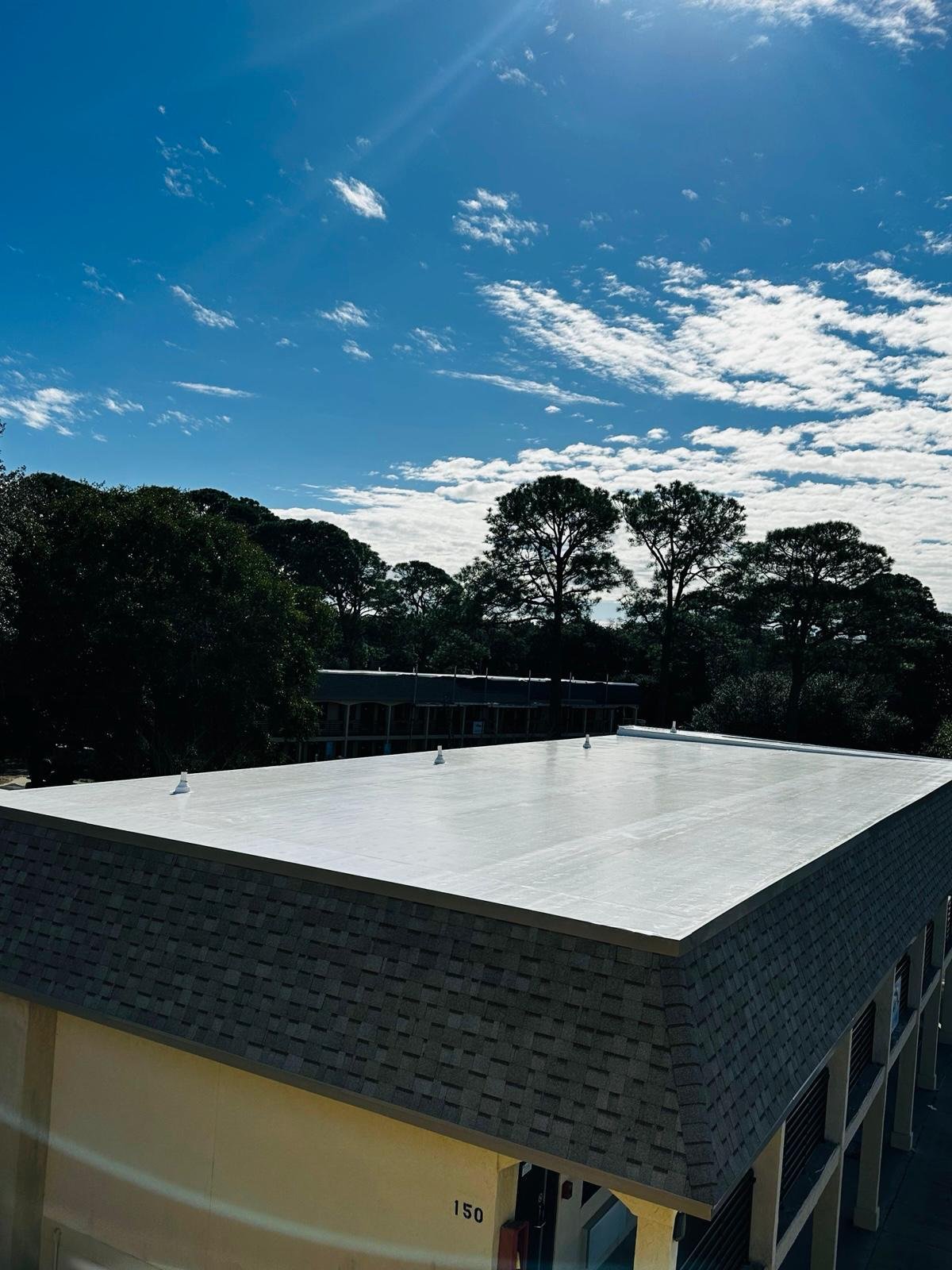 Flat roof waterproofing